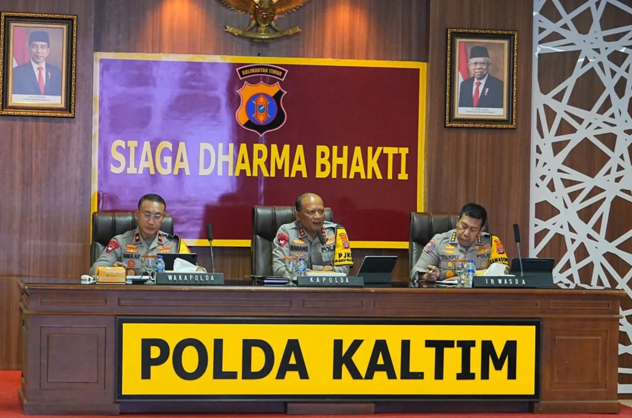 Anev Mingguan Polda Kaltim: Kapolda Tekankan Pentingnya Kesiapan Keamanan