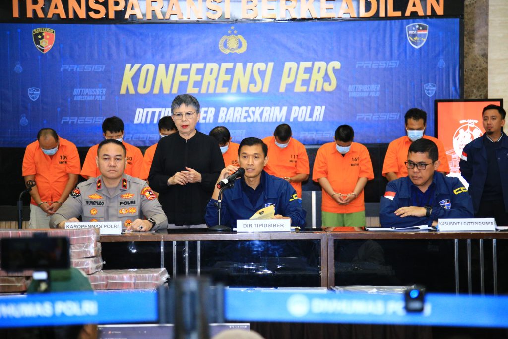 Bareskrim Polri Berhasil Ungkap Sindikat Judi Online Rp685 M dari China