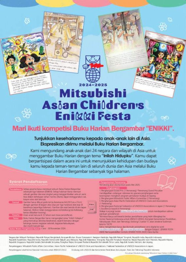 Sayembara Enikki 2024/2025: Platform Kreativitas Seni Anak-Anak Asia