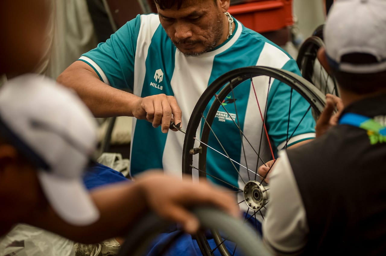 Peparnas XVII: Bengkel Kursi Roda Gratis Siap Dukung Atlet