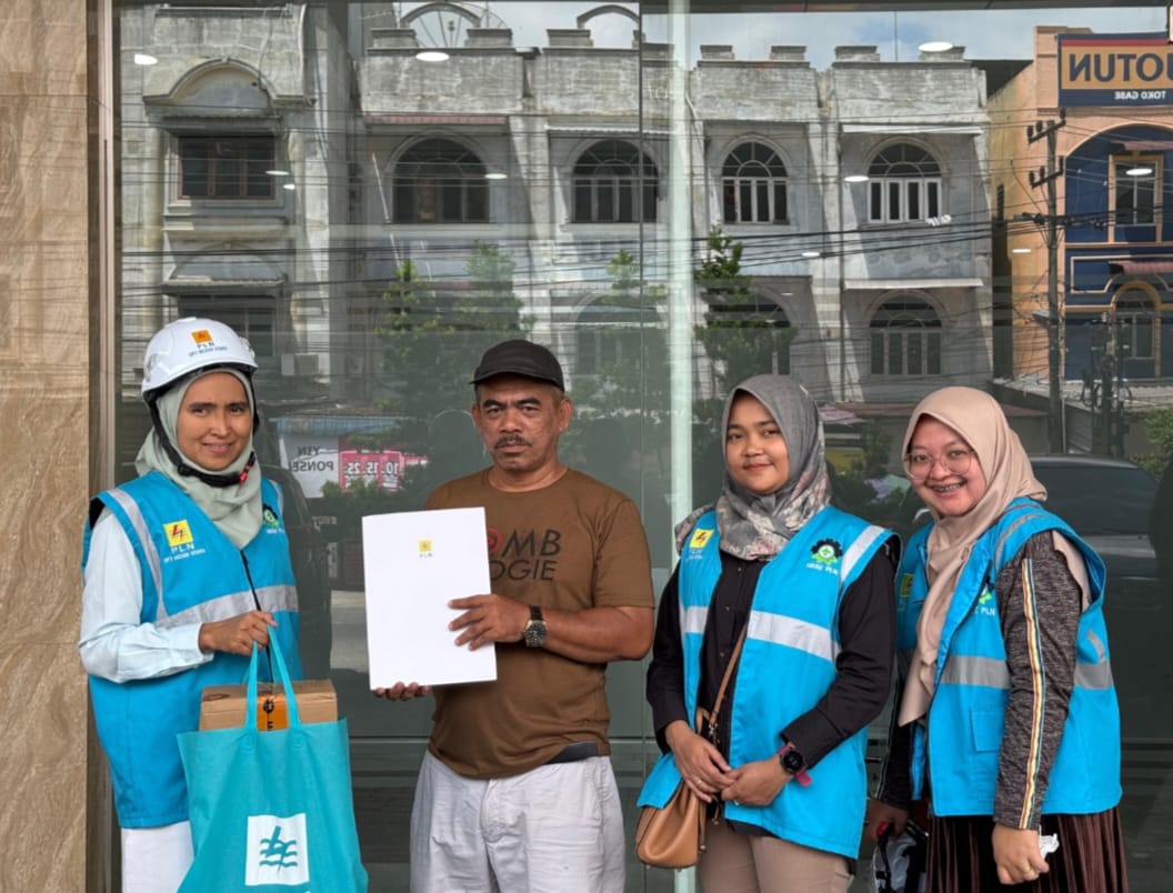 PLN UP3 Medan Utara Realisasikan Penyalaan Listrik One Day Service