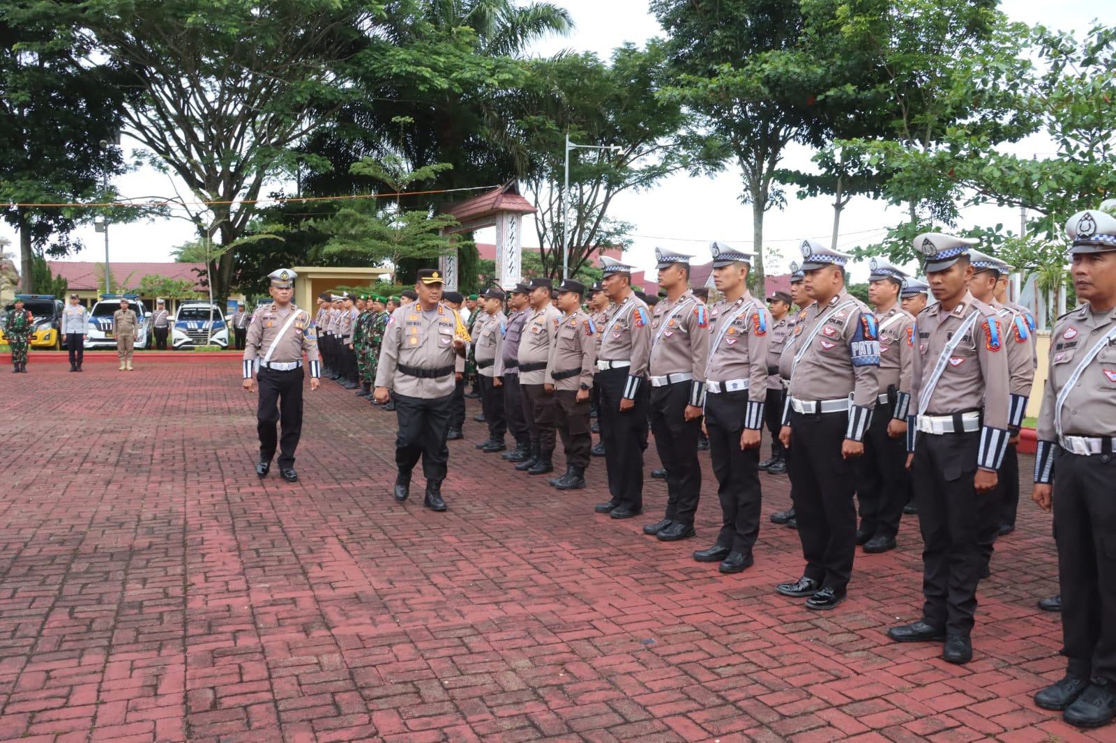 Apel Gelar Pasukan Operasi Zebra Toba 2024 di Polres Simalungun