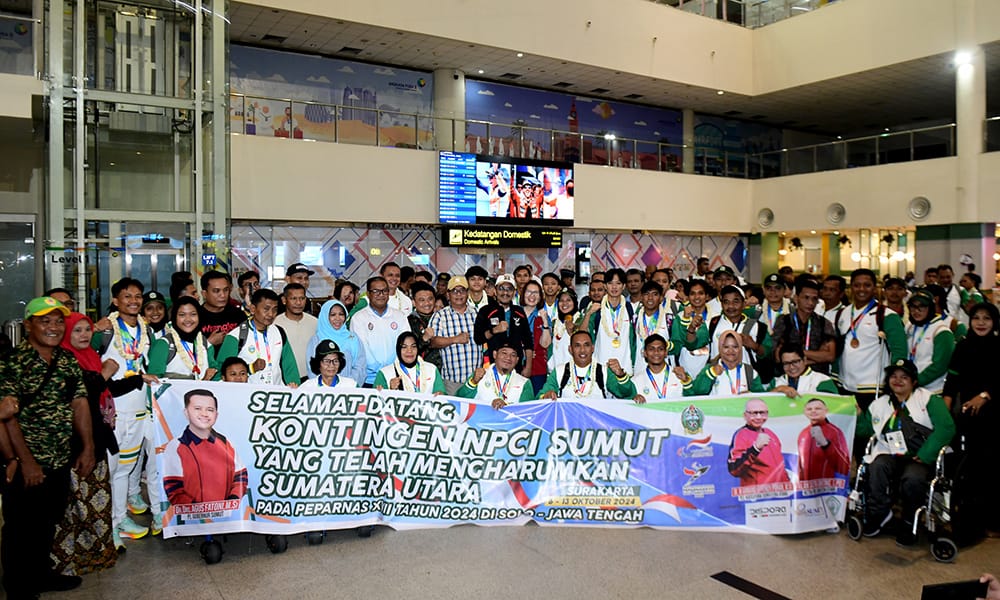 Kebanggaan Pemprov: Kontingen Sumut Raih Peringkat Lima di Peparnas XVII 2024