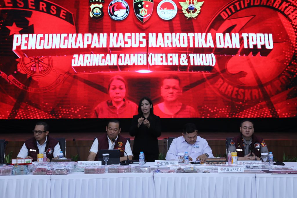 Jaringan Narkoba di Jambi Terungkap, Bareskrim Polri Tangkap HD dan DS