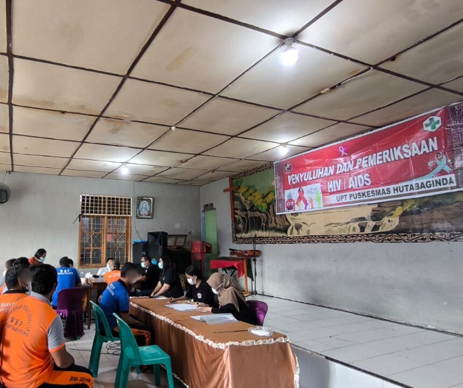 Rutan Tarutung Gelar Skrining HIV dan TB Bersama Puskesmas Hutabaginda