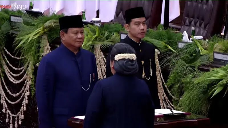 Prabowo-Gibran Dilantik Sebagai Presiden dan Wakil Presiden RI 2024-2029