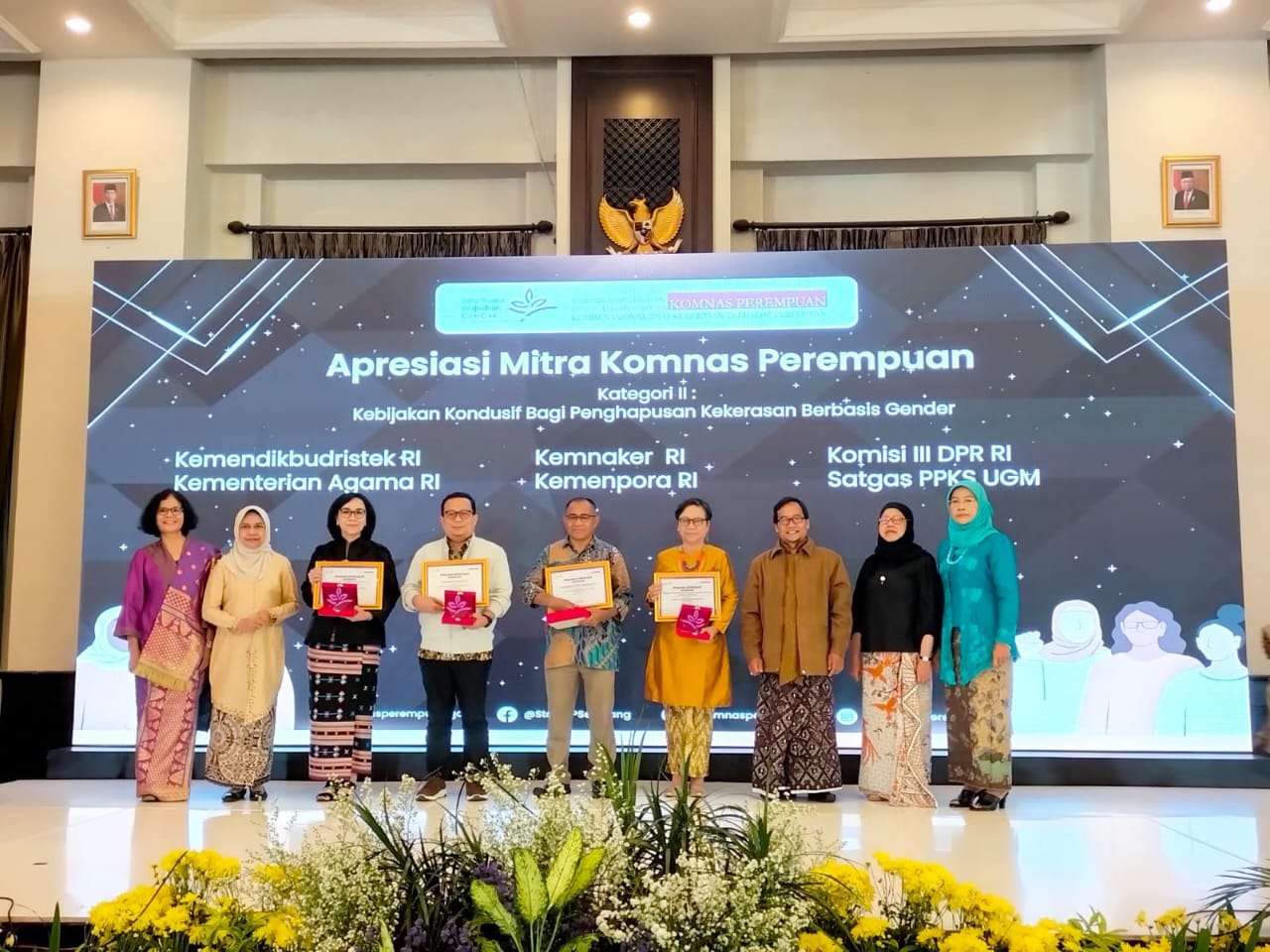 Kemendikbudristek Raih Penghargaan Kebijakan Penghapusan Kekerasan Berbasis Gender