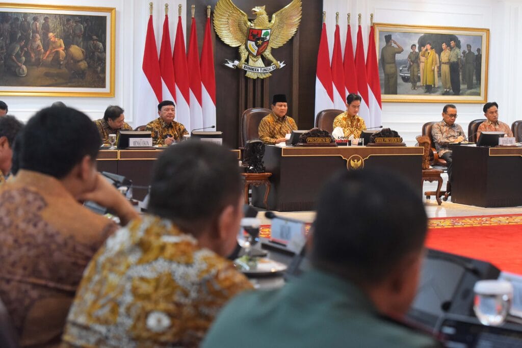 Presiden Prabowo Subianto Pimpin Sidang Kabinet Paripurna Pertama, Persatuan Jadi Fokus Utama