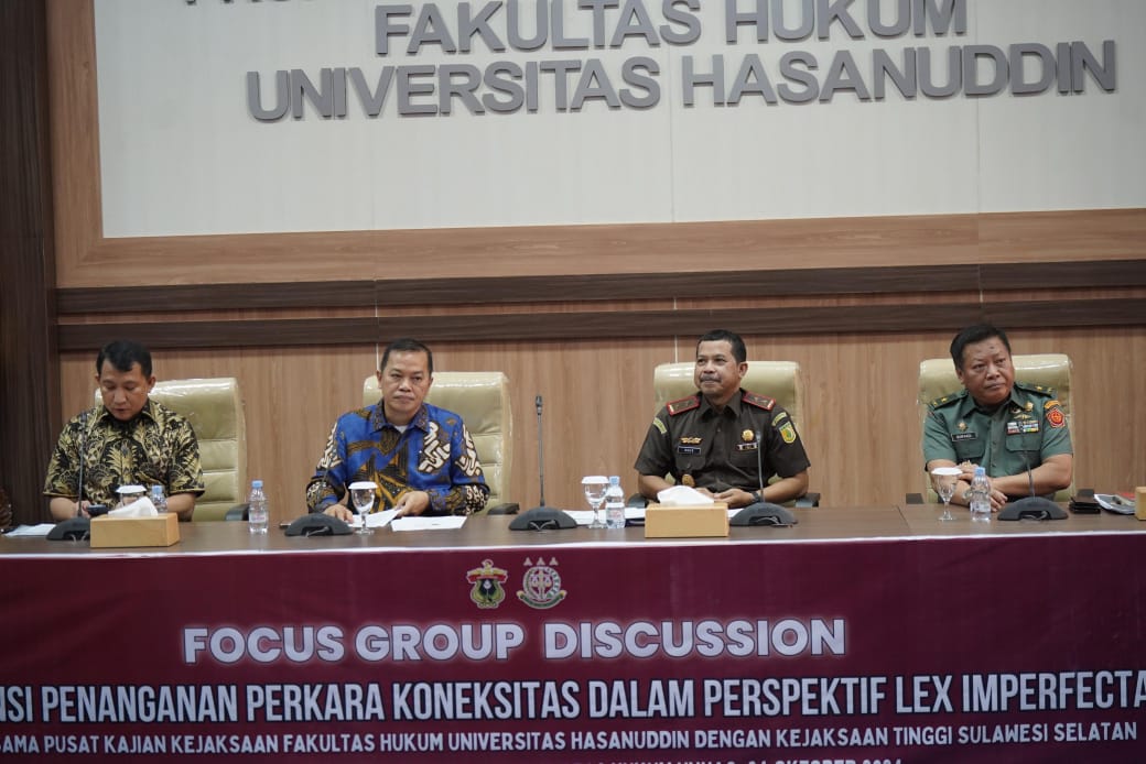 FGD di Unhas: Kajati Sulsel Agus Salim Bahas Penanganan Perkara Koneksitas