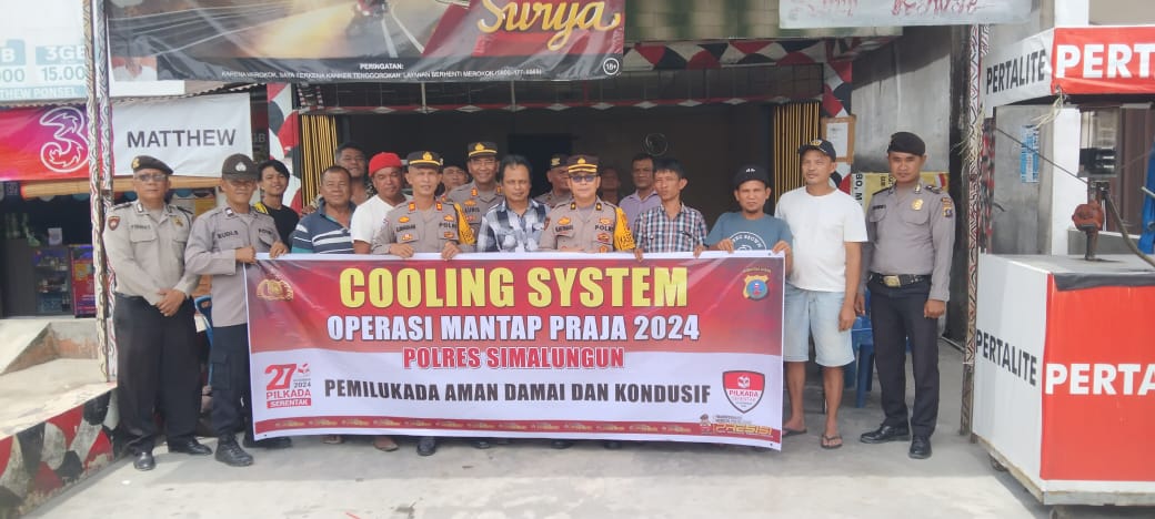 Ciptakan Suasana Kondusif, Polres Simalungun Gelar Cooling System Jelang Pilkada