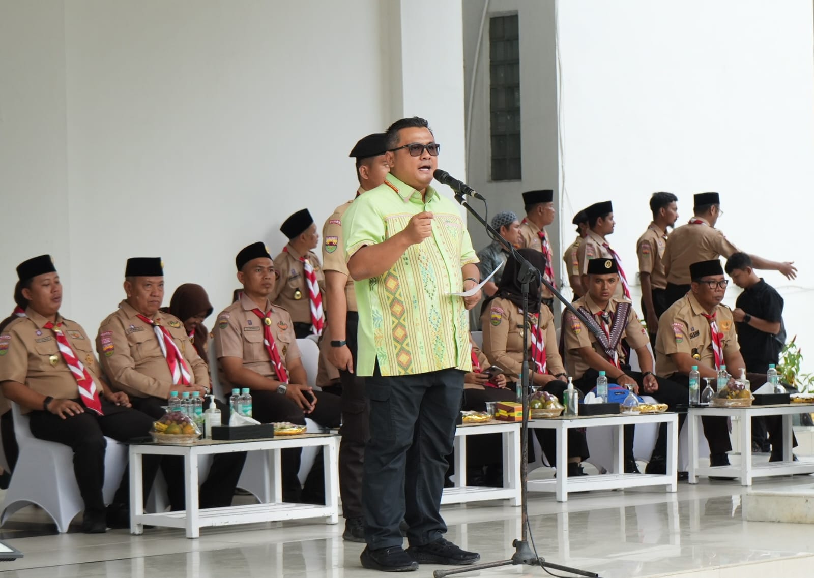Pelepasan Kontingen Kwarcab Pramuka Medan untuk 2nd Islamic Private School International Scout Camp Pattani