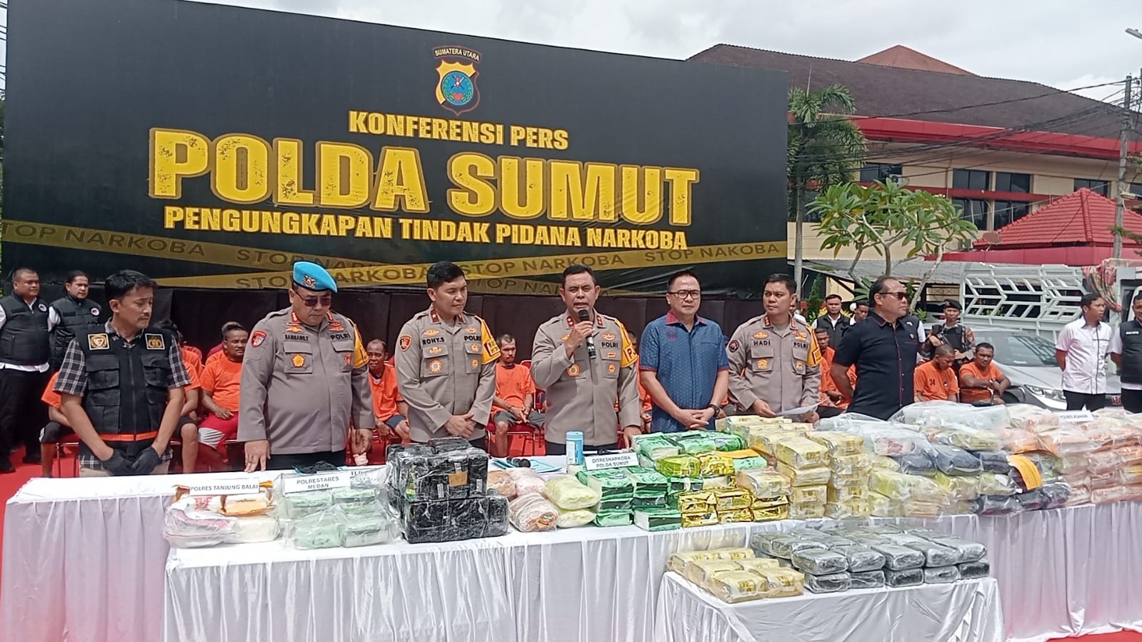Polda Sumut Amankan 396 Kg Sabu, Komitmen Tegas Perangi Narkoba