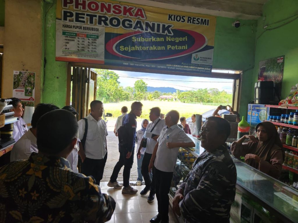 Satgassus Polri Lakukan Pemantauan Distribusi Pupuk Subsidi di Minahasa