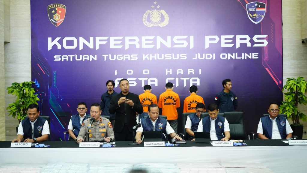 370 Tersangka Judi Online Ditangkap, Polri Amankan Uang Rp78 M