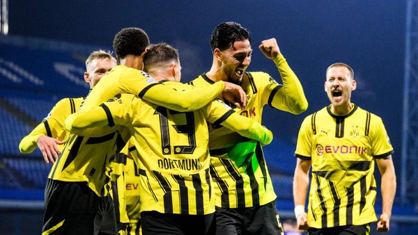 Borussia Dortmund Raih Kemenangan 3-0 atas Dinamo Zagreb