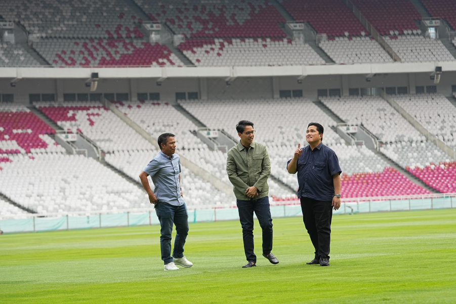 Erick Thohir Terapkan 103 CCTV dan Pindai Garuda.id Demi Keamanan Penonton Timnas