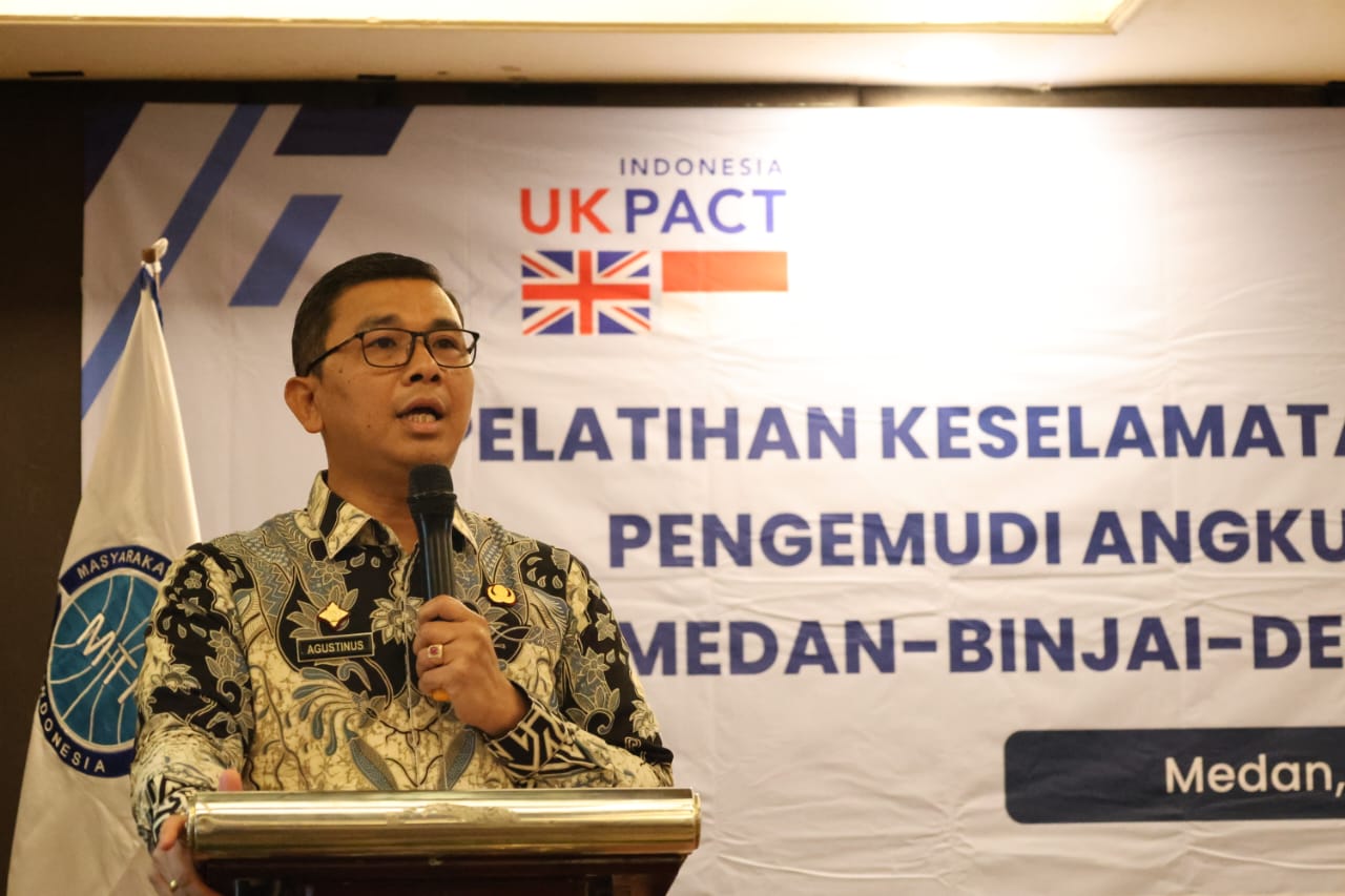 Meningkatkan Keselamatan Lalu Lintas: Dishub Sumut Gelar Pelatihan Bersama UK PACT dan MTI Sumut