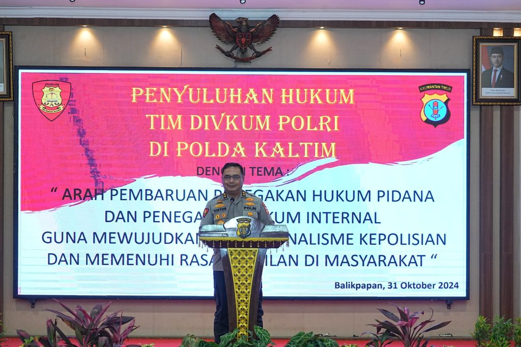 Polda Kaltim Gelar Penyuluhan Hukum Divkum Polri: Menyambut KUHP Baru dan Tantangan Digital