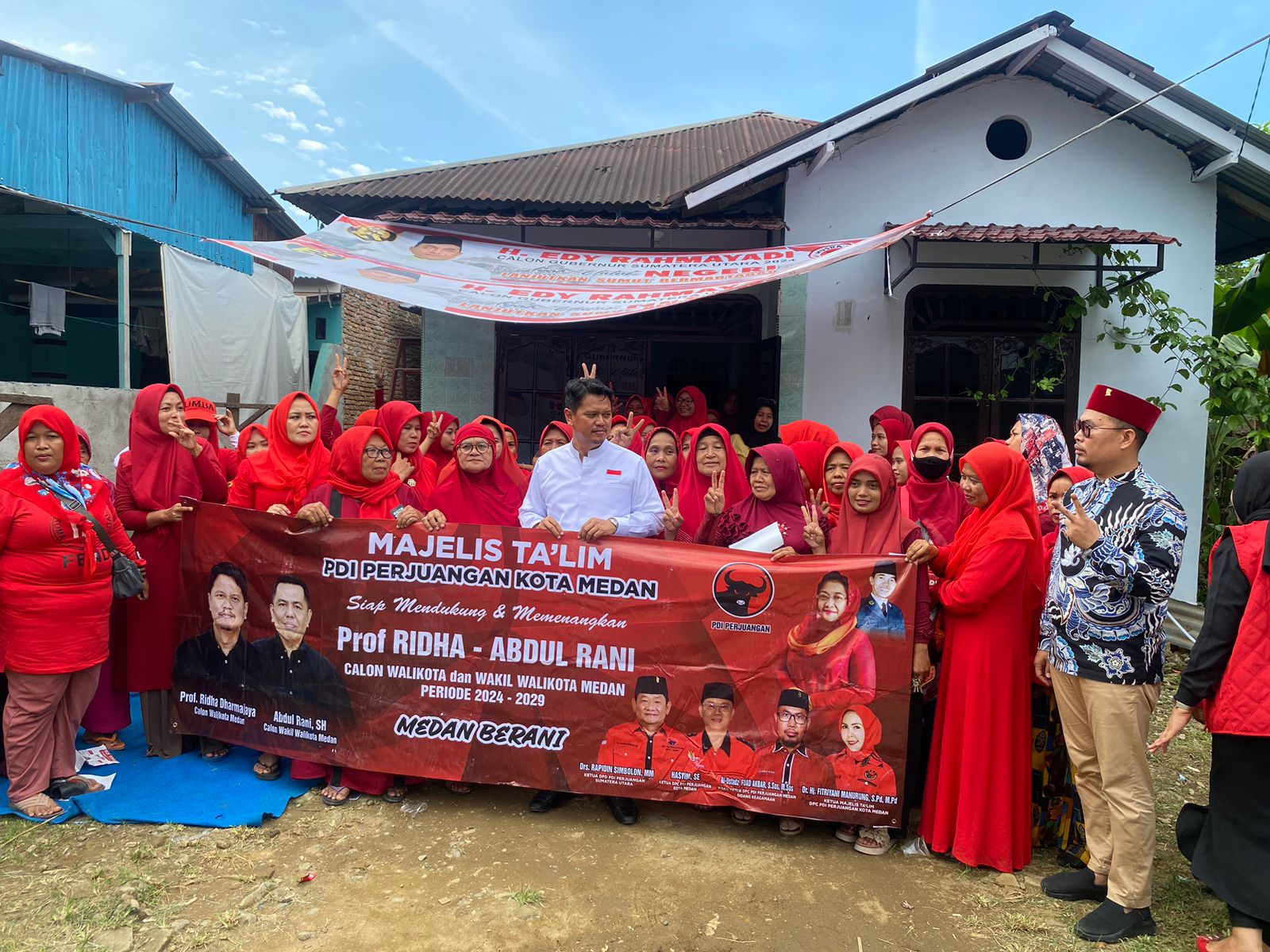 Majelis Taklim PDIP Medan Rampungkan Roadshow, Targetkan Kemenangan Ridha-Rani di Pilkada