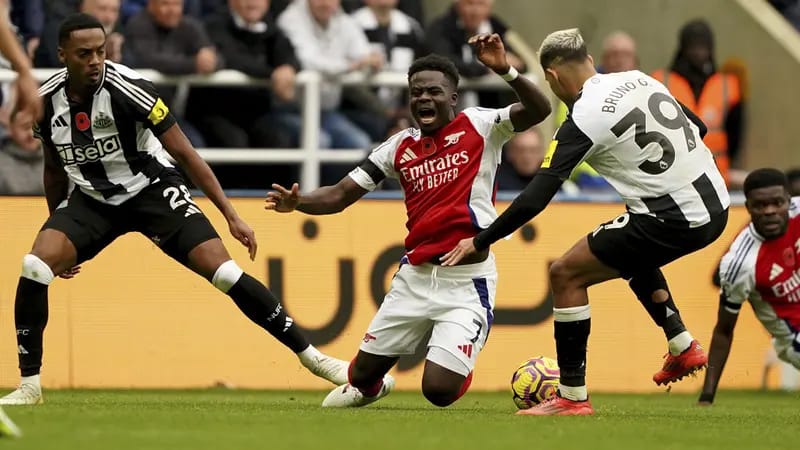 Newcastle Menang 1-0 Atas Arsenal, Jarak dengan Man City Kian Jauh