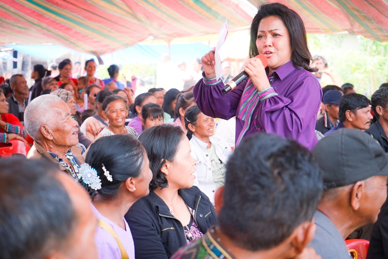 Ribuan Massa Hadiri Kampanye Satika-Sarlandy di Pagaran, Nikson Nababan: Ayo Kita Bersatu dan Rapatkan Barisan