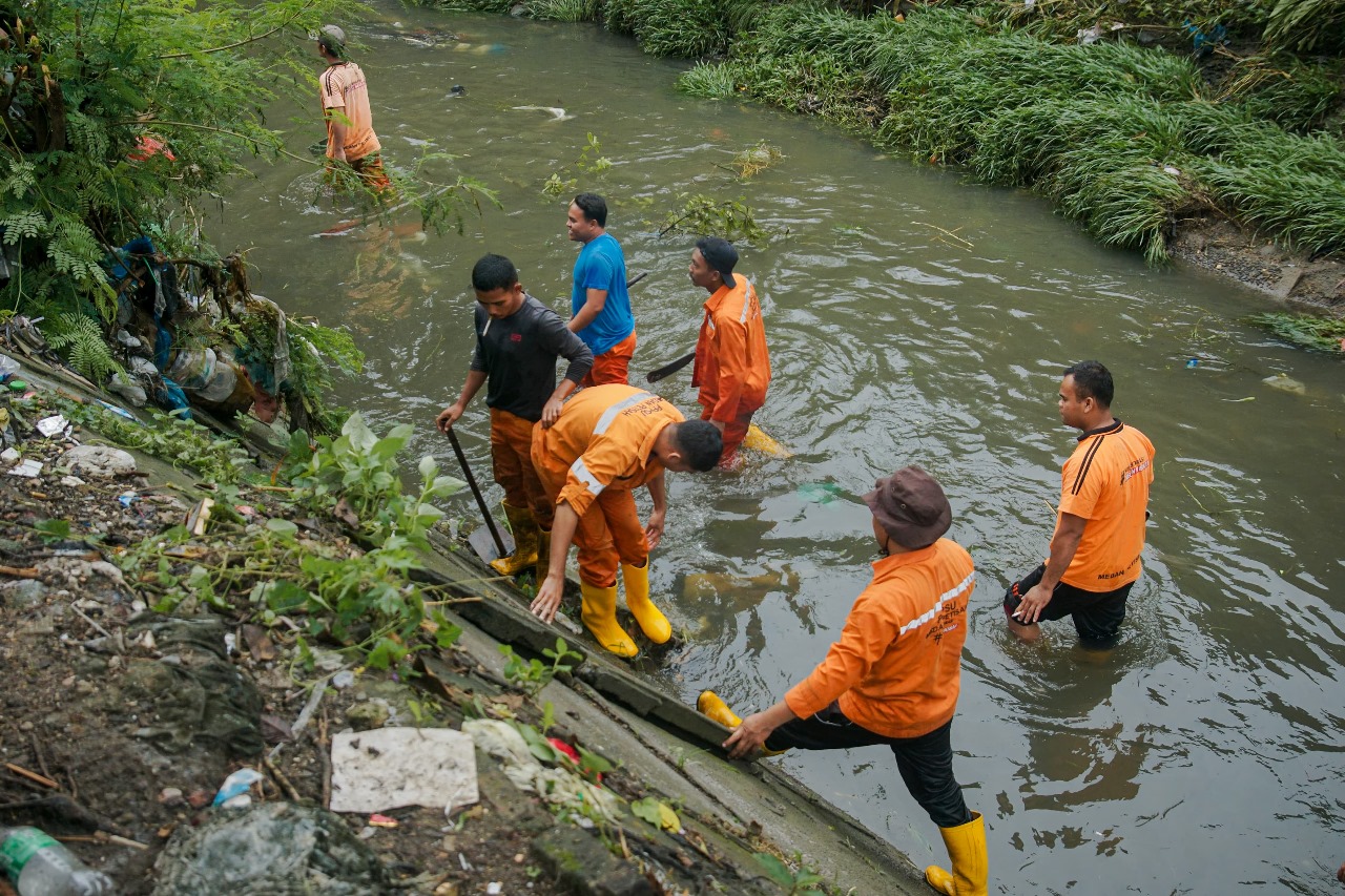 Polrestabes Medan Inisiasi Aksi Bersih Sungai, Pemko Medan Berikan Apresiasi