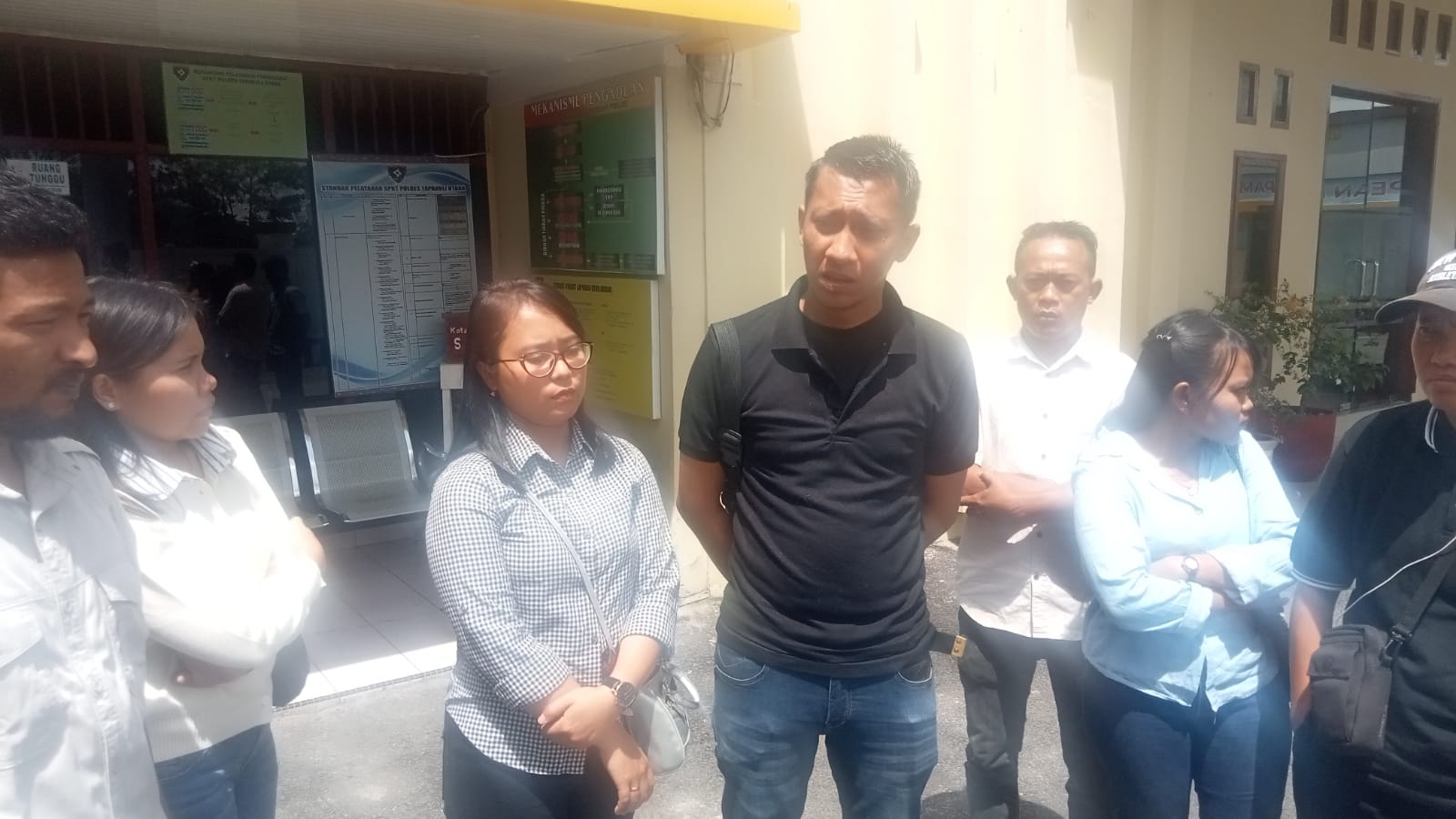 Rivai Simanjuntak Korban Salah Tangkap Kasus Bentrok di Pahae Jae Datangi Polres Taput Pertanyakan Statusnya Sebagai Saksi