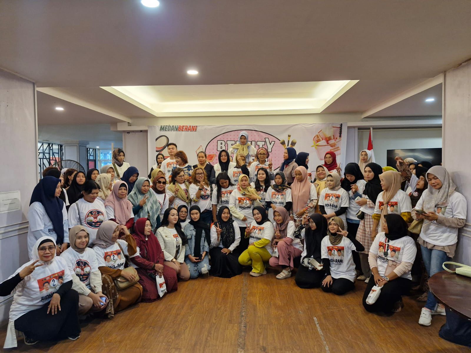Beauty Class Bersama Srikandi PDI Perjuangan Dukung Ridha-Rani Menuju Medan Lebih Baik