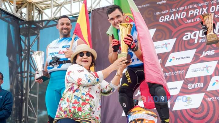 Pembalap Portugal Lino Araujo Menjuarai Aquabike Jetski World Championship 2024 di Tongging