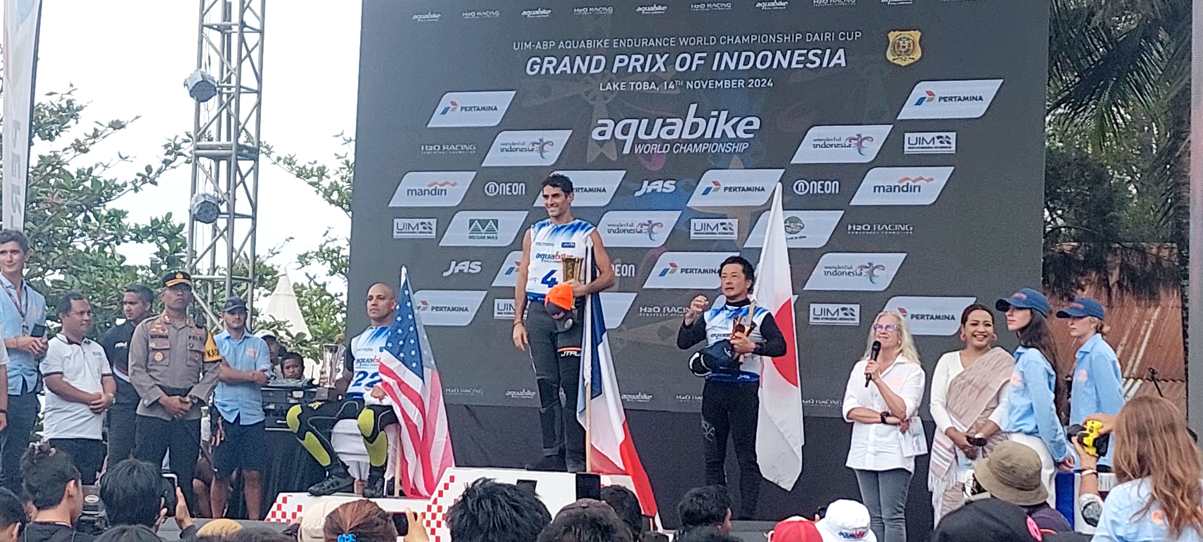 Aquabike Endurance World Championship Dairi Cup: Pembalap Prancis Francois Medori Juara Pertama