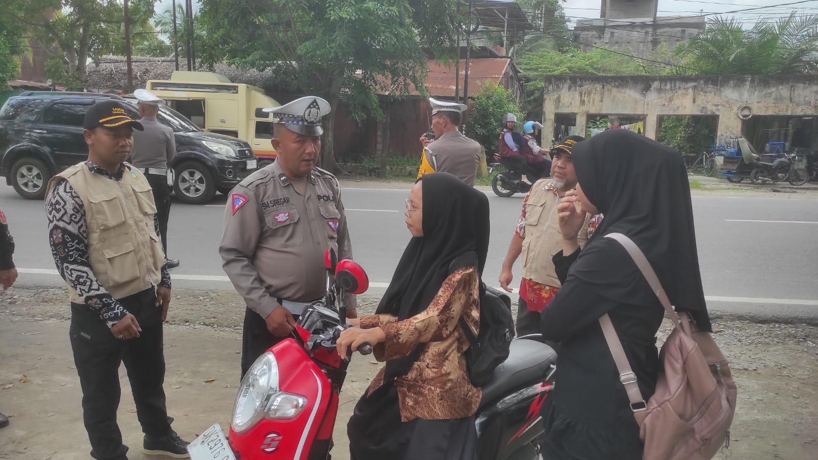 Tingkatkan Ketaatan Pajak, Satlantas Polres Tanjungbalai Laksanakan Razia Gabungan