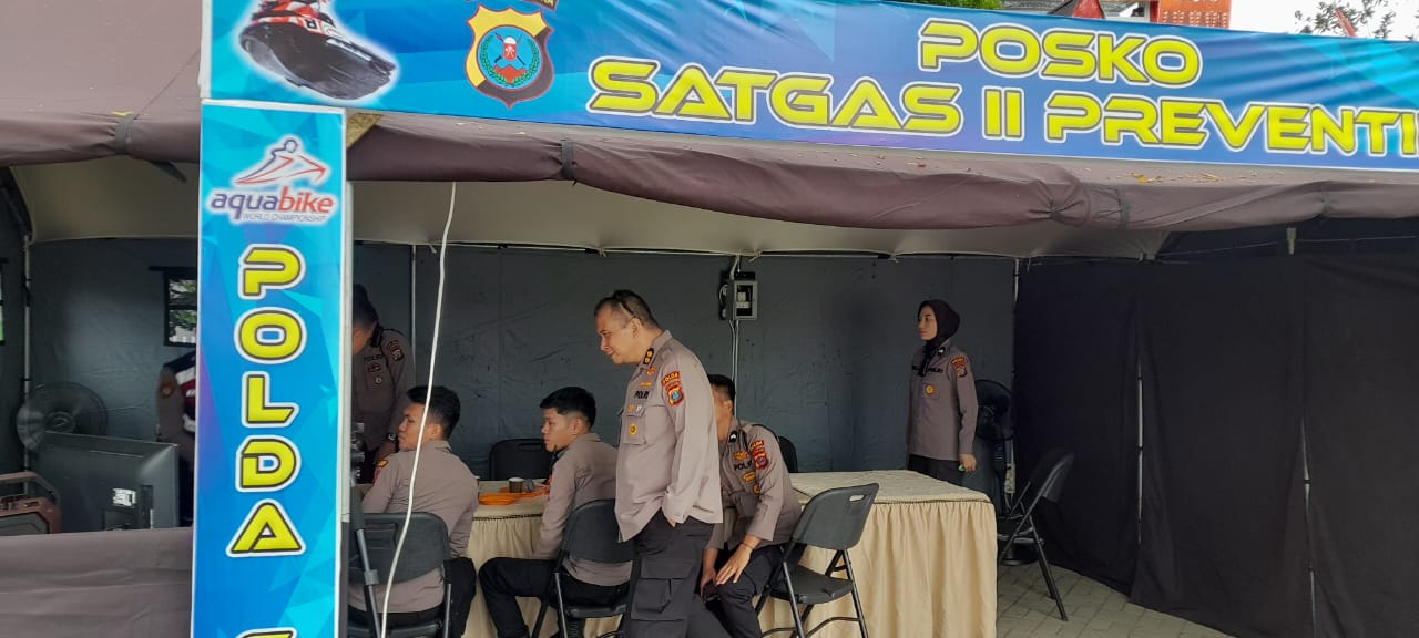 1.495 Personil Polda Sumut Amankan Seluruh Venue Aquabike Championship Jetski Danau Toba 2024