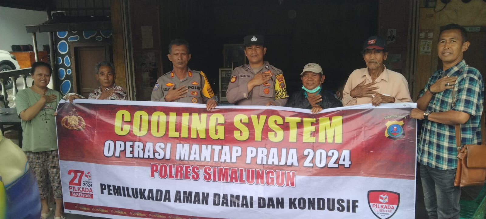 Ciptakan Keamanan Jelang Pilkada, Polres Simalungun Adakan Cooling System