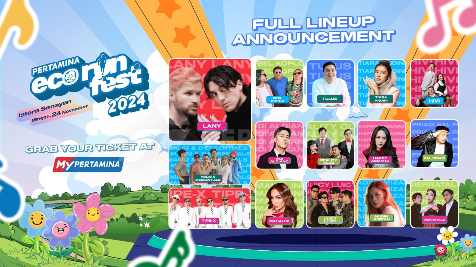 LANY Siap Meriahkan Pertamina Eco RunFest 2024 di Jakarta