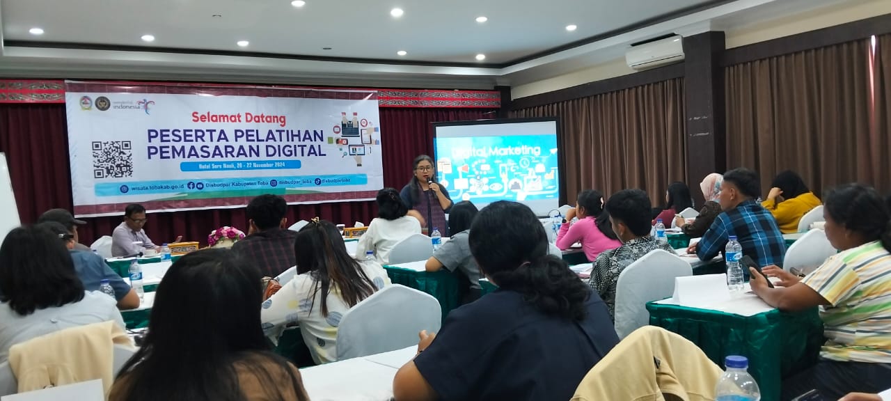 Pelaku Wisata di Toba Ikuti Pelatihan Pemasaran Digital dari Pemkab