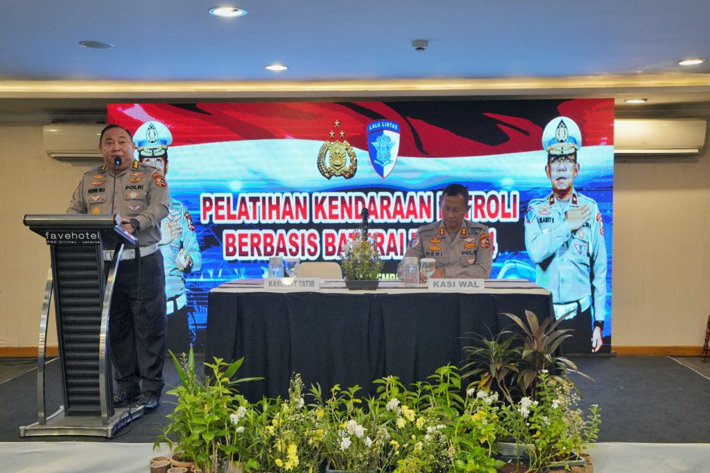 Korlantas Polri Gelar Pelatihan Penggunaan Kendaraan Listrik untuk Patroli dan Pengawalan