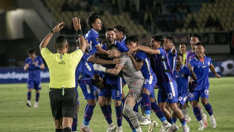 Arema FC Menang 4-2 atas Madura United di Stadion Gelora Bangkalan