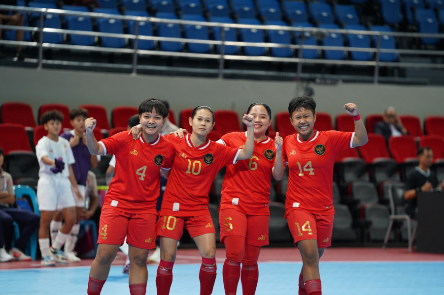 Timnas Futsal Putri Indonesia Raih Posisi Ketiga ASEAN Women s Futsal Championship 2024