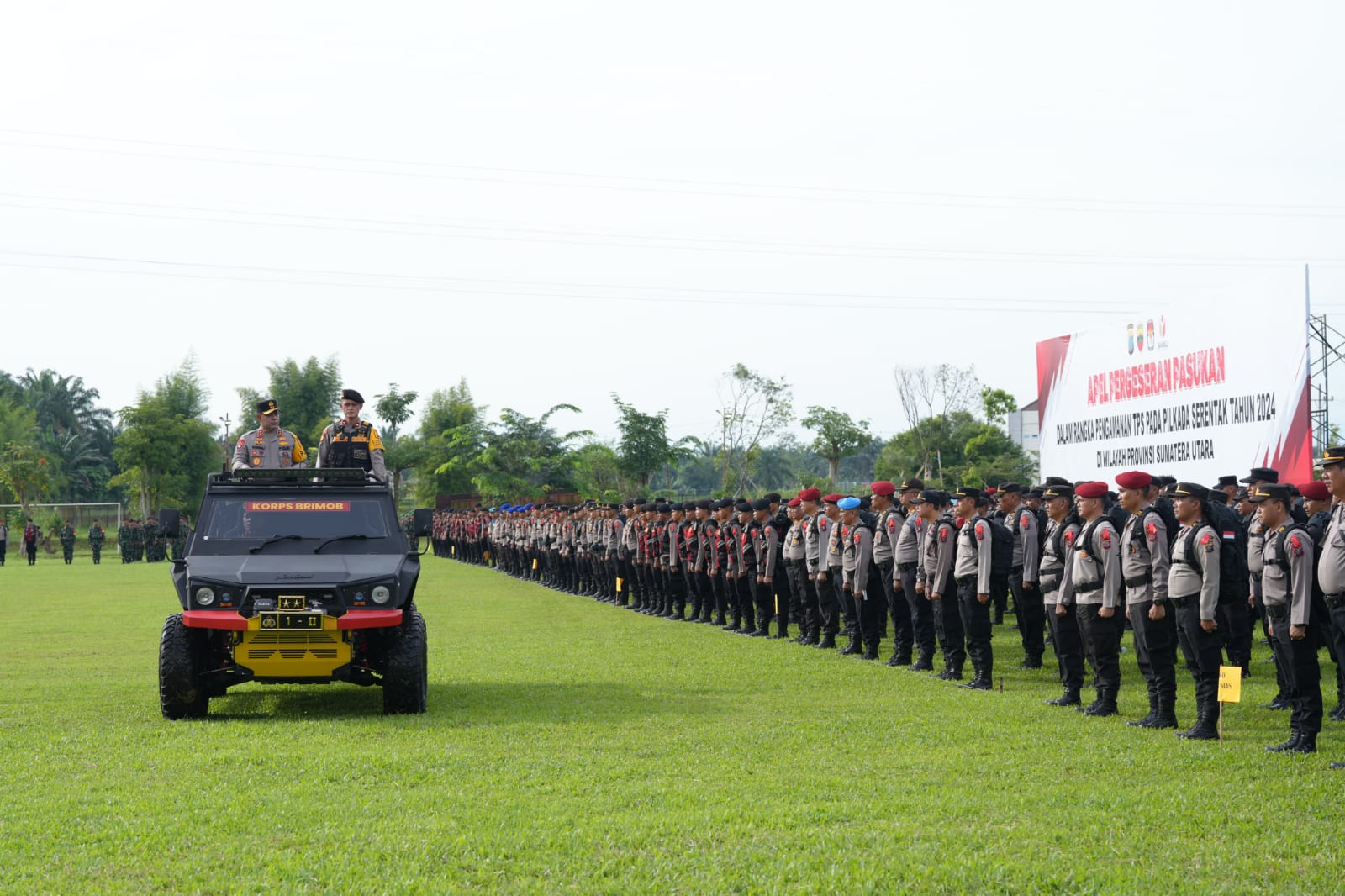 Polda Sumut Siapkan 12 Ribu Personel Amankan Pilkada Serentak 2024