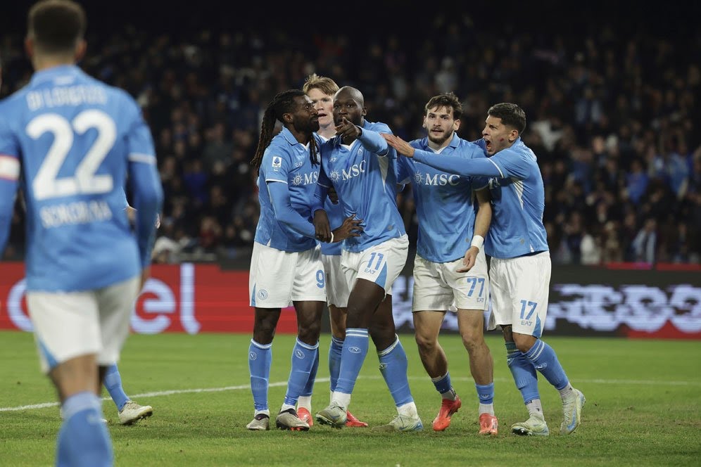 Napoli Kembali ke Puncak Klasemen Serie A Usai Kalahkan Roma 1-0
