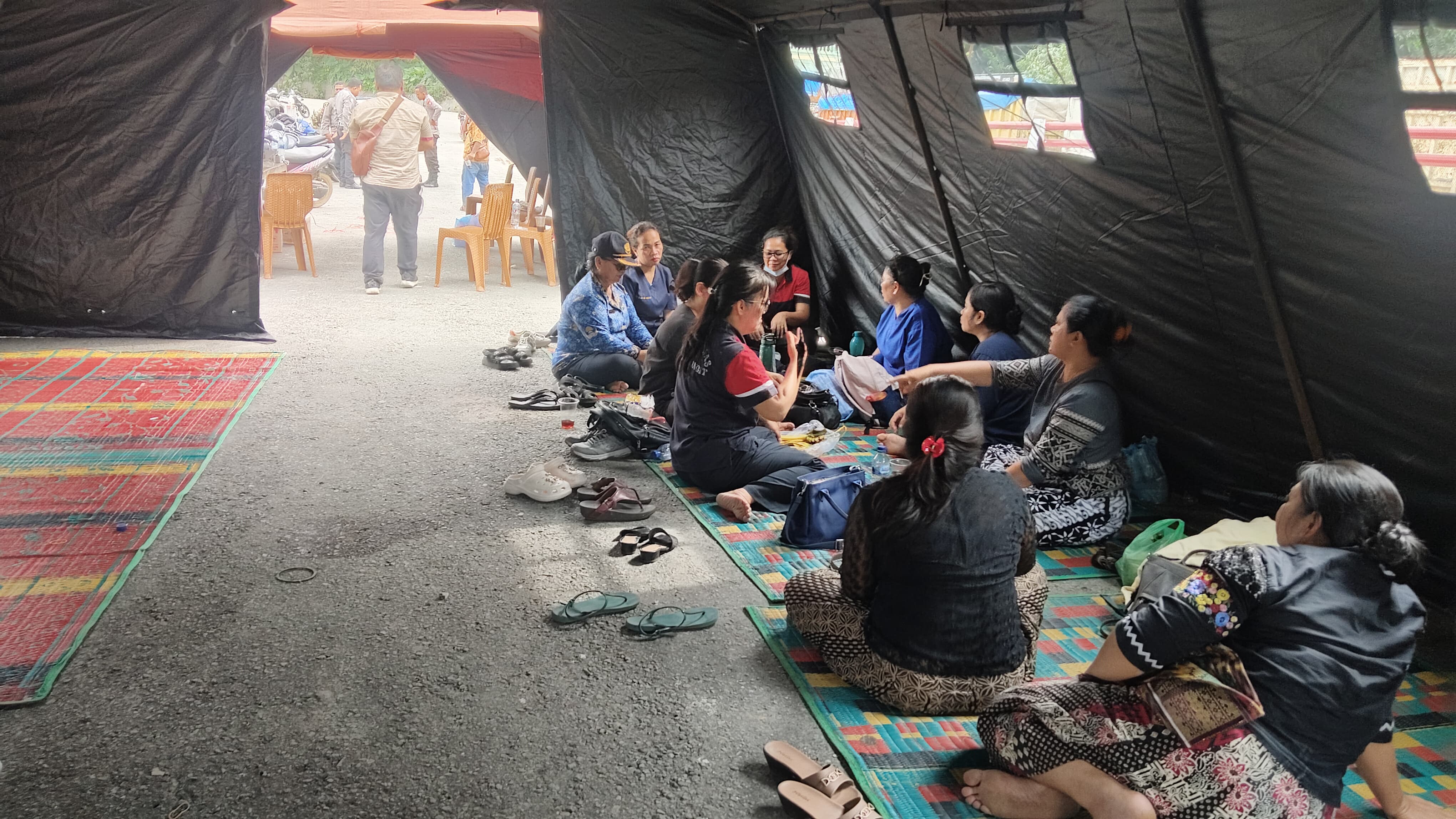 Posko Terpadu Penanggulangan Bencana Longsor Didirikan di Desa Sembahe