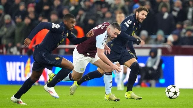 Aston Villa Imbang Tanpa Gol Melawan Juventus