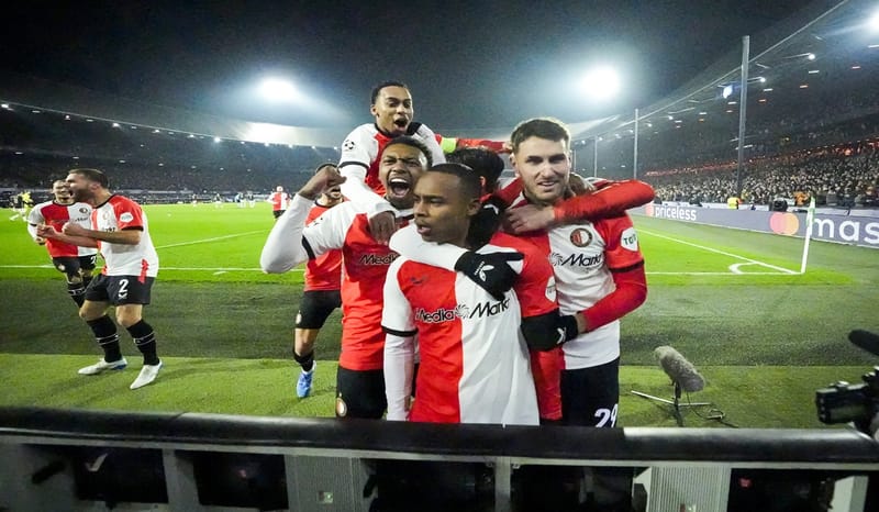 Feyenoord Menang 5-4 atas Sparta Praha, Peluang Lolos ke Playoff Liga Champions Terbuka Lebar