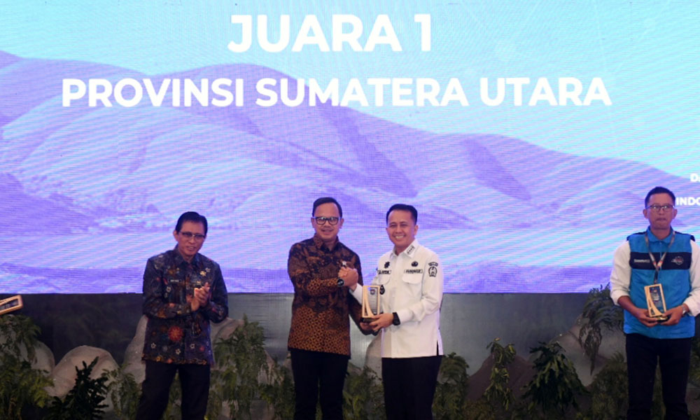 Sumut Juara Pertama dalam Pembinaan Pengelolaan Informasi Pembangunan Daerah