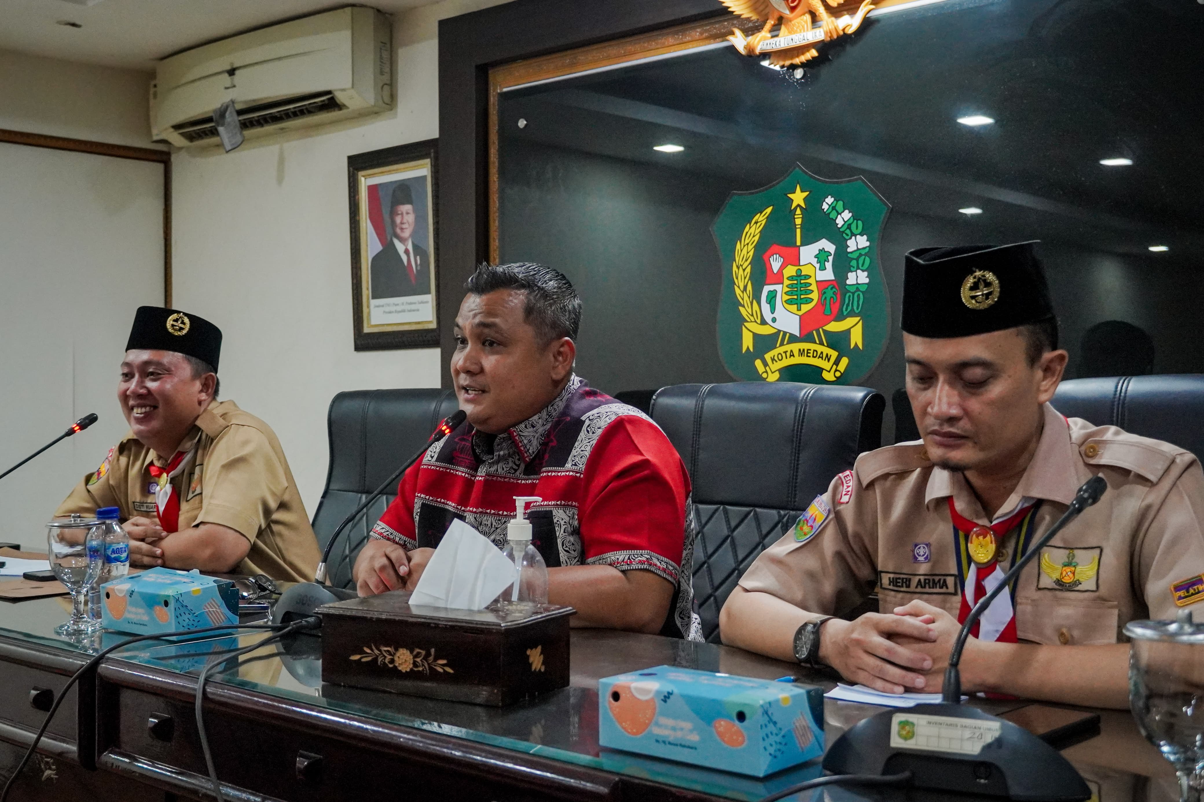 Pj Sekda Apresiasi Dedikasi dan Kerja Keras Pengurus Kwarcab Gerakan Pramuka Kota Medan