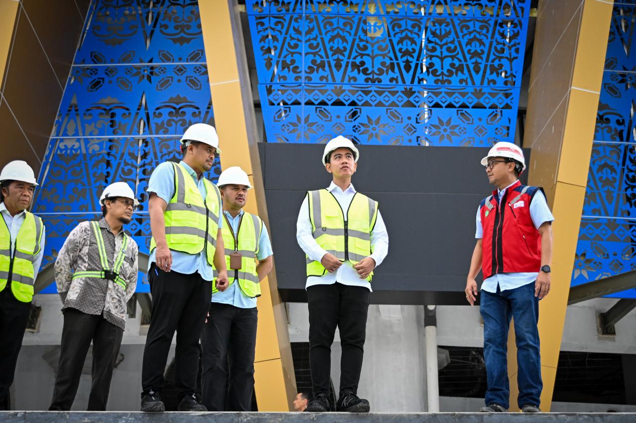 Wapres Gibran Pantau Progres Pembangunan Medan Islamic Center