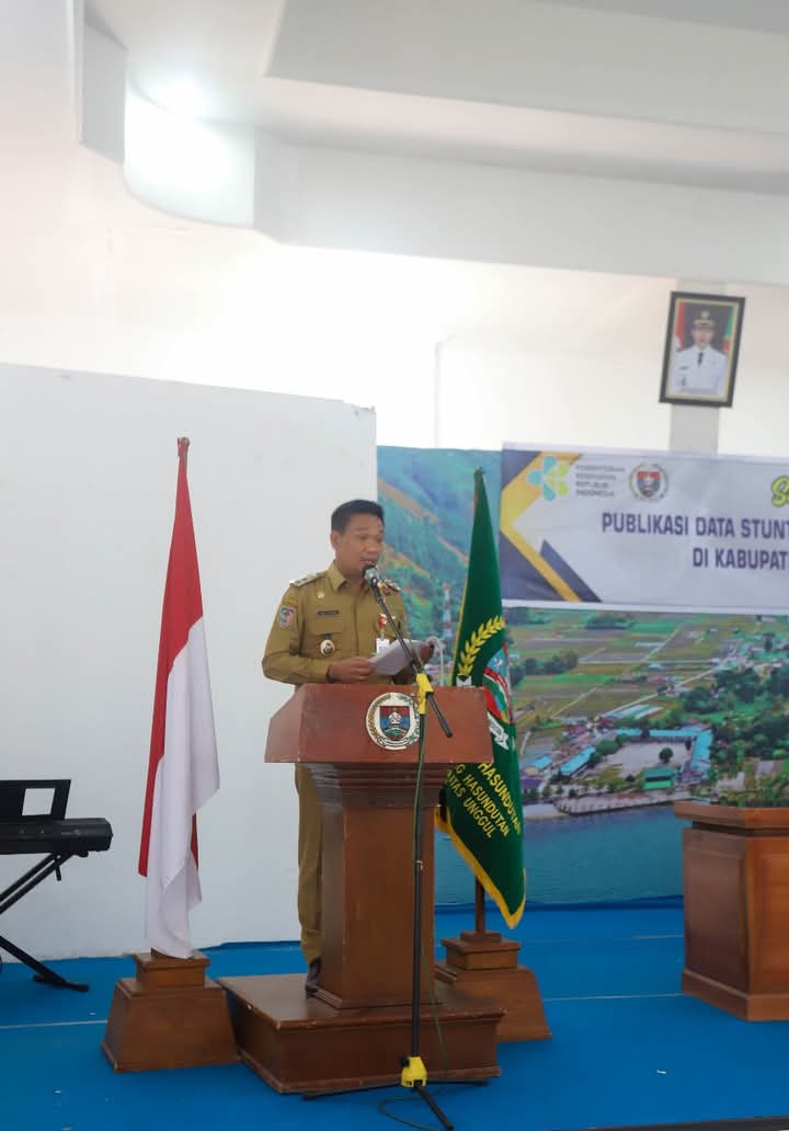 Wakil Bupati Humbahas Buka Publikasi Data dan Evaluasi Intervensi Stunting