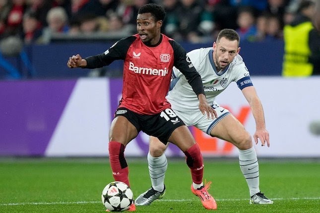 Inter Milan Takluk dari Bayer Leverkusen, Gol Telat Mukiele Jadi Penentu