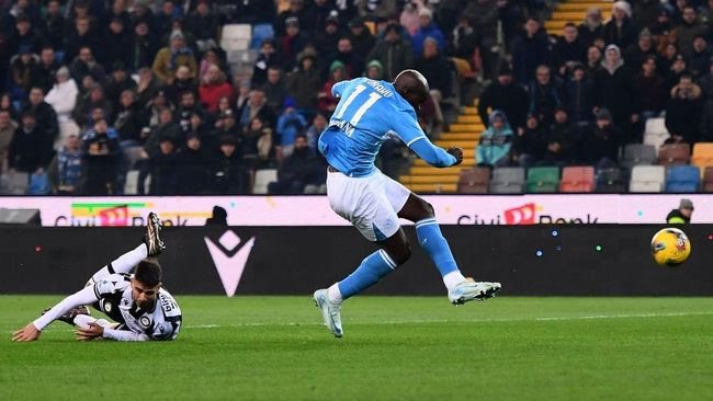 Napoli Bangkit dan Menang 3-1 di Markas Udinese