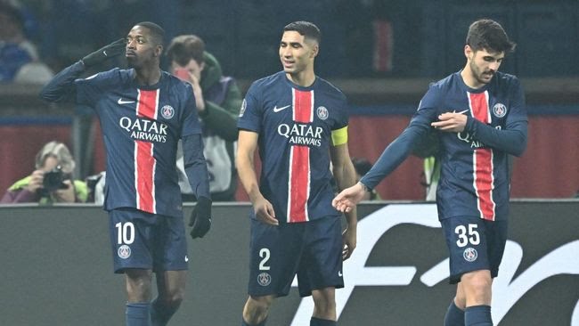 PSG Bungkam Lyon 3-1, Les Parisiens Tetap Kokoh di Puncak Klasemen